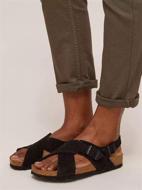 women's birkenstock with heel strap.